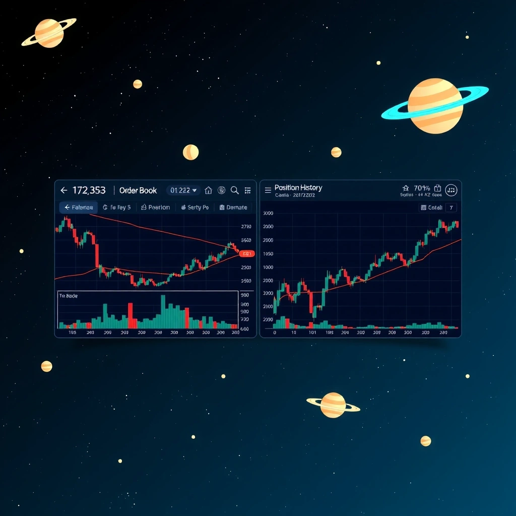 Interactive trading interface dashboard
