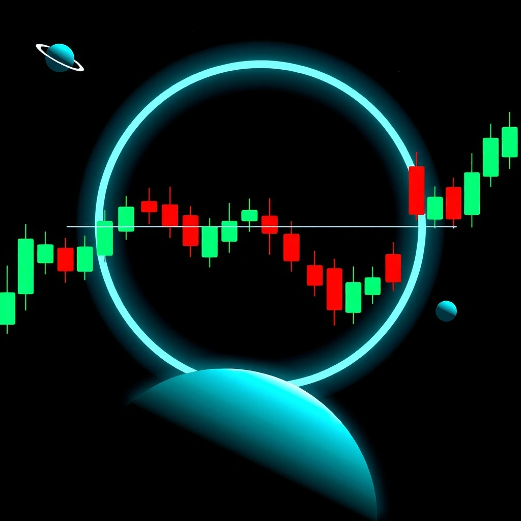 Real-time candlestick chart interface